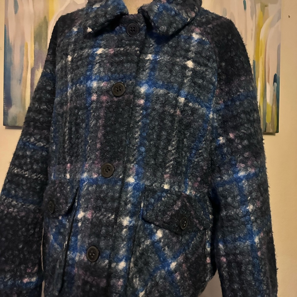 NWT CALVIN KLEIN 2X mohair jacket